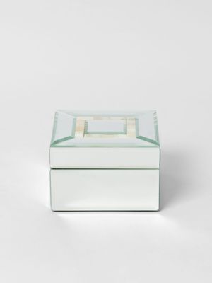 Mirror & Mother Of Pearl Box 12.5cm