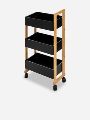 Self Assembly Five5 Natureo 3 Level Strolley Black