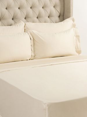 Grace Most Opulent 1000 Thread Count Cotton Flat Sheet Champagne