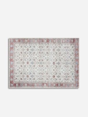 Ria Border Printed Carpet Clay 160x230