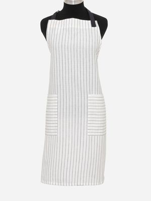 Chic Stripe Apron Monochrome