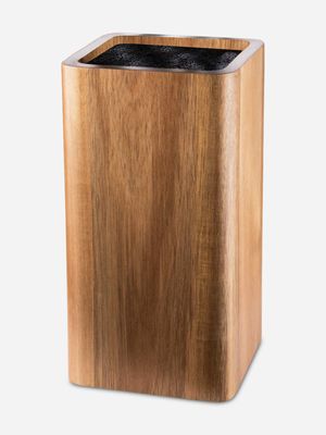 Cuisine::pro Universal Square Acacia Knife Block