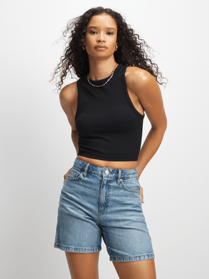 Women's Cotton On Blue Relaxed Denim Shorts