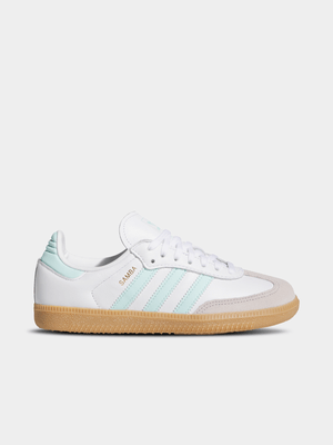 adidas Originals Junior Samba OG White/Aqua Sneaker