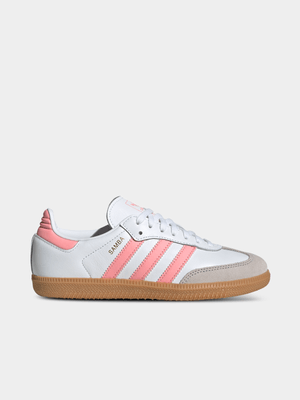 adidas Originals Junior Samba OG White/Pink Sneaker