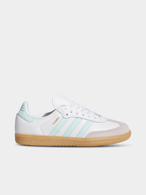 adidas Originals Junior Samba OG White/Aqua Sneaker