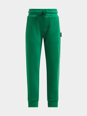 Older Boy's Green Joggers