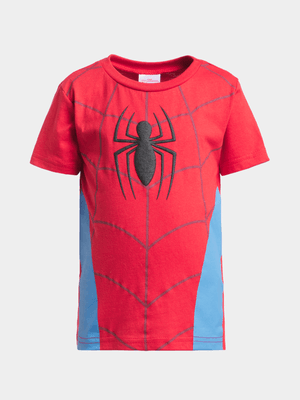 Jet Younger Boys Red Spiderman T-Shirt