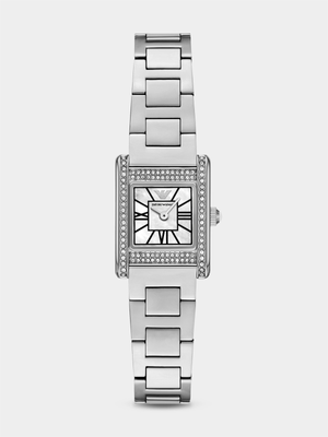 Emporio Armani Mother Of Pearl Dial Stainless Steel Bracelet Watch