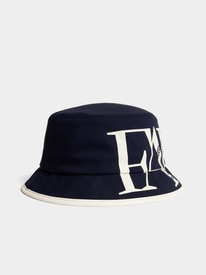 Fabiani Men's Navy Oversized Bucket Hat