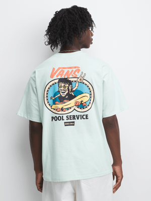 Vans Men's Pool Service Mint Loose T-Shirt