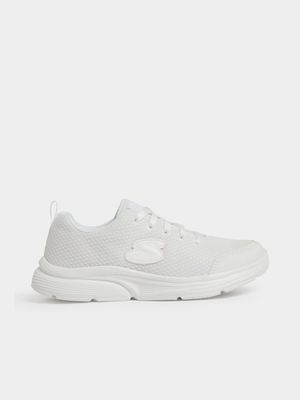 Junior Skechers Wavy Lites White Sneaker