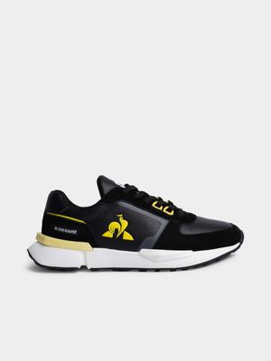 Mens Le Coq Sportif  M Riviera Black/Yellow Sneaker