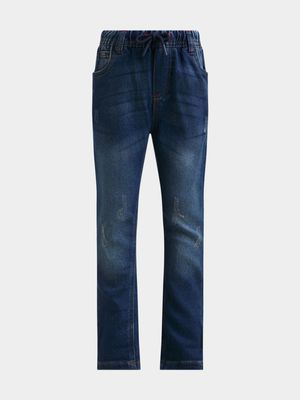 Jet Younger Boys Dark Wash Jeans