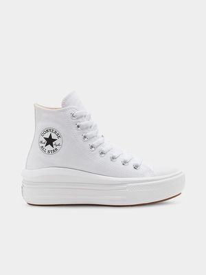 Womens Converse All Star Move Platform White/Natural Ivory Sneakers