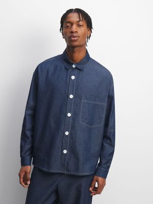 Men's Indigo Co-Ord Shirt