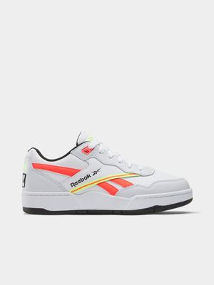 Reebok Junior BB 4000 II White/Peach Sneaker