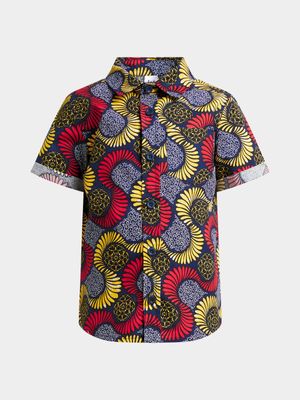 Jet Younger Boys Multicolour Heritage Shirt