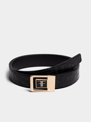 FF Enamel Buckle Belt