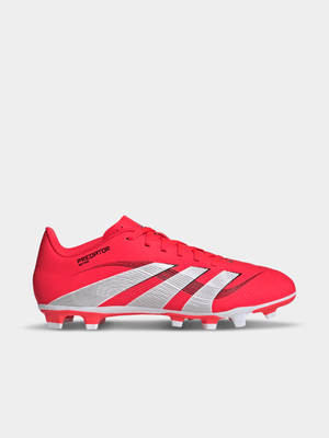 Mens adidas Predator Club FG/MG Red/White/Black Boots