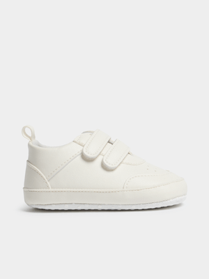 Jet Infant Boys Ecru Court Sneakers