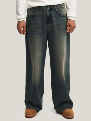 Men's Cotton On Blue Super Baggy Jeans