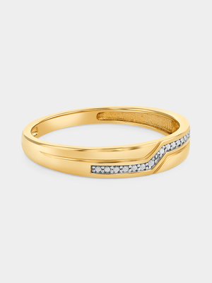 Yellow Gold Diamond Wedding Band