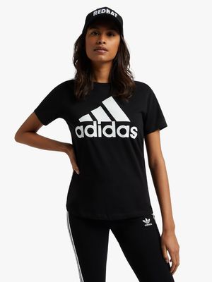 Women's adidas Big Logo Black/White Tee