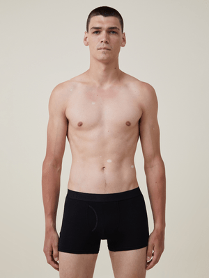 Men's Cotton On Black Organic Cotton Trunks