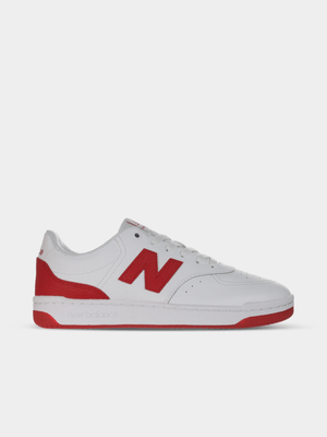 Mens New Balance BBW80 V1 White/Red Sneakers