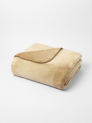 throw solid sherpa 150x180cm