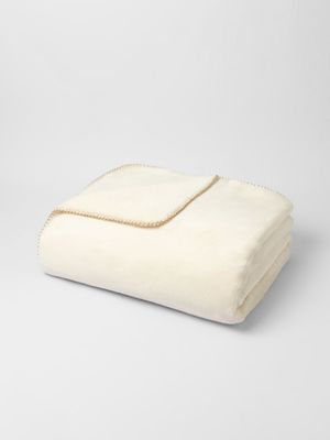 throw solid sherpa 150x180cm