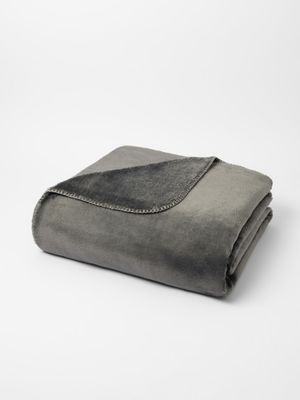 throw solid sherpa 150x180cm