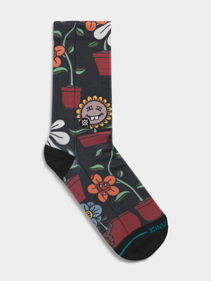 Stance Unisex Planted PrintMulticolour Crew Socks