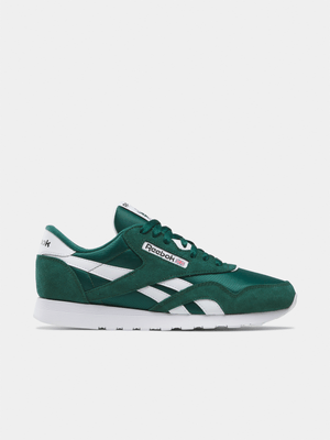 Reebok Men's Classic Nylon Green Sneaker