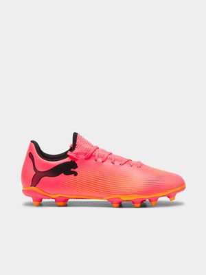 Mens Puma Future 7 Play Neon Orange Boots