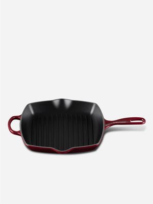 Le Creuset Signature Square Grill Skillet Rhone 26cm