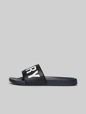 Men's Superdry Navy Core Vegan Pool Slides