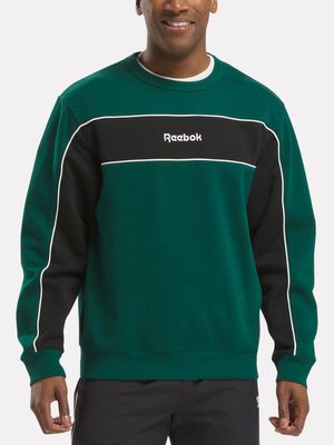 Reebok It's Tradition Men's Green Sweat Top