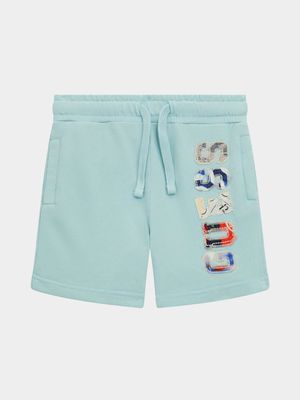 Younger Boy's Guess Blue Active Shorts