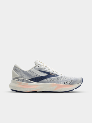 Womens Brooks Adrenaline GTS 24 Grey/Blue/Peach Running Shoes