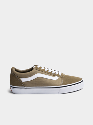 Mens Vans Ward Olive/White Sneaker