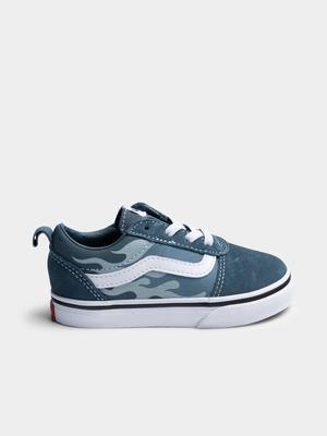 Toddlers Vans Ward V Blue/White Sneaker