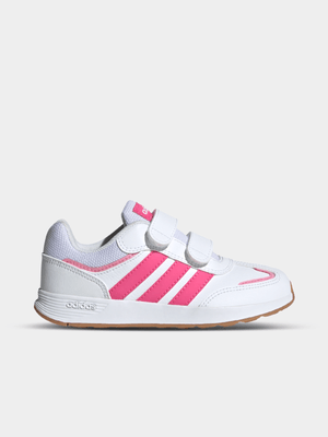 Kids adidas Tensaur Switch White/Pink Sneaker