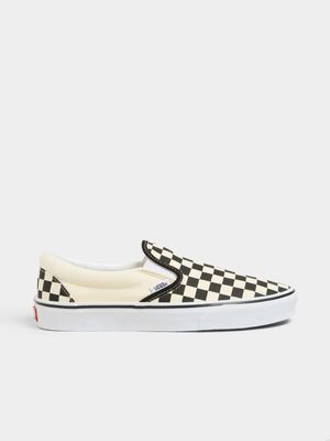 Vans Men's Checkerboard Slip-On Black/White Sneaker