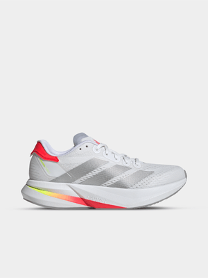 Womens adidas Duramo Speed 2 White/Silver/Red Running Shoes