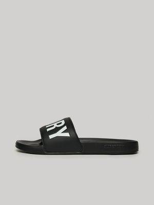 Men's Superdry Black Core Vegan Pool Slides