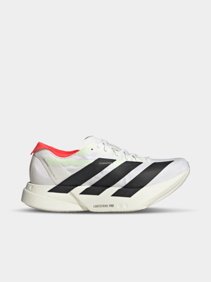 Womens adidas Adizero Adios Pro 4 White/Black/Silver Running Shoes