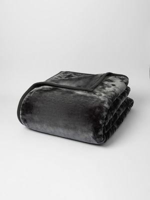 Luxury Mink Blanket Charcoal 200x240