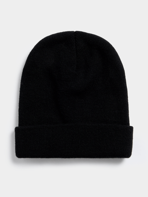 Jet Kids Black School Beanie